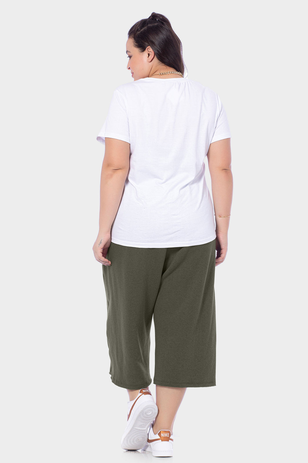 Bermuda Feminina Plus Size em Moletom BGO Company Loja Virtual