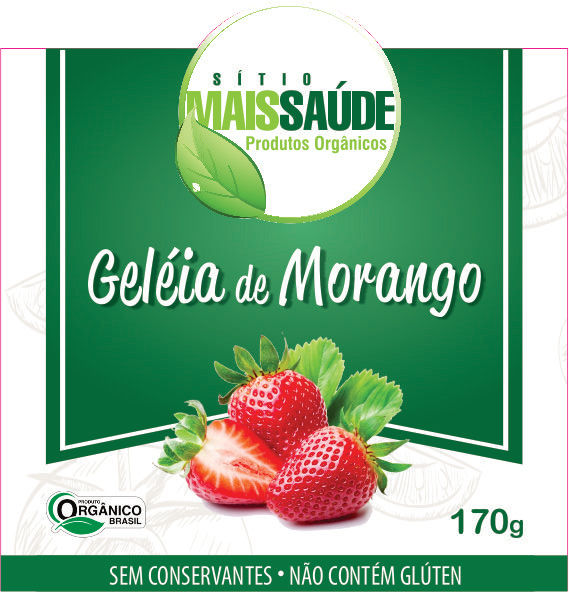 Geleia de Morango Orgânico (200gr.)