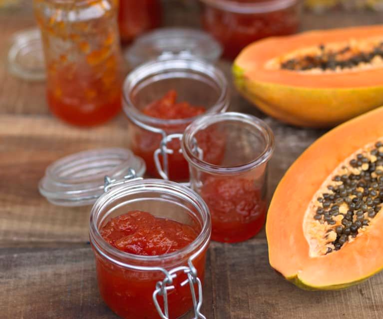 Geleia de Mamão com Pimenta Orgânica 240gr.