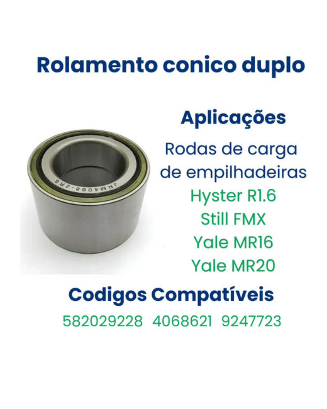 JRM4068IT ROLAMENTO DE RODA CONICO DUPLO JRM4068IT ROLAMENTO DE RODA CONICO DUPLO