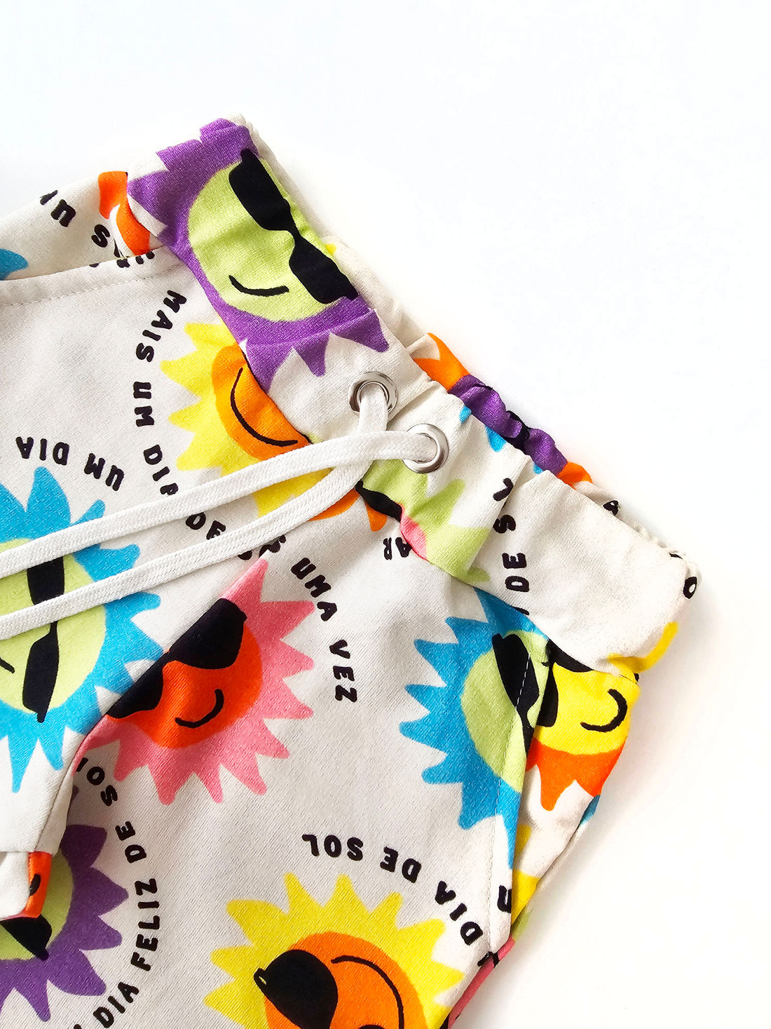 CALÇA UNISSEX MOLETINHO SOL COLORIDO