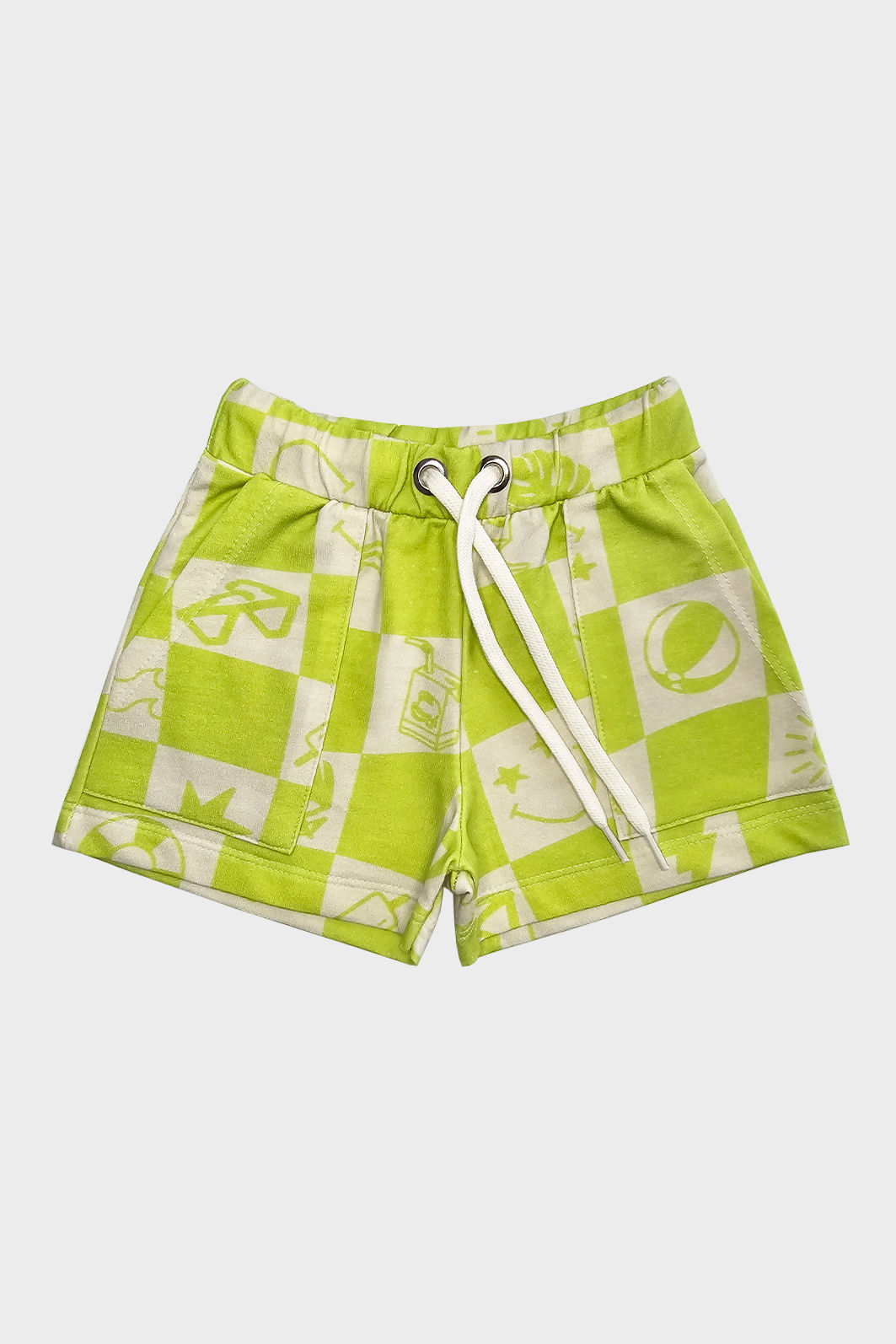 SHORTS UNISSEX QUADRI VERDINHO (SEGUNDA QUALIDADE)