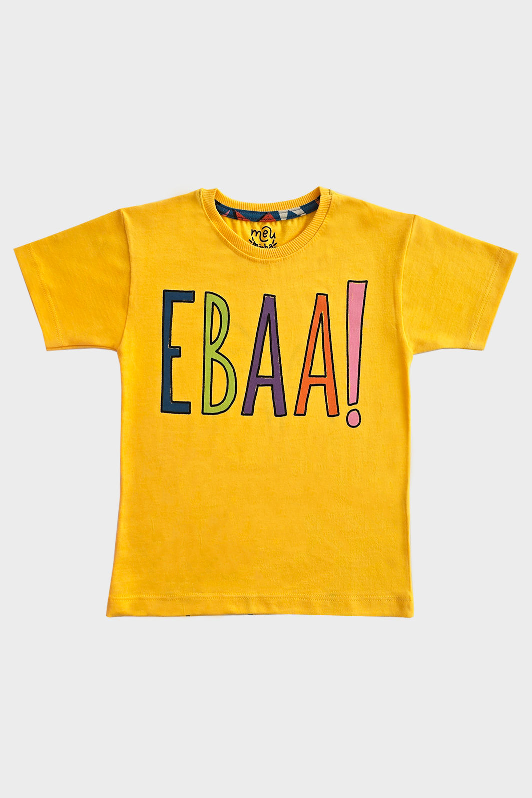 CAMISETA UNISSEX EBA AMARELO
