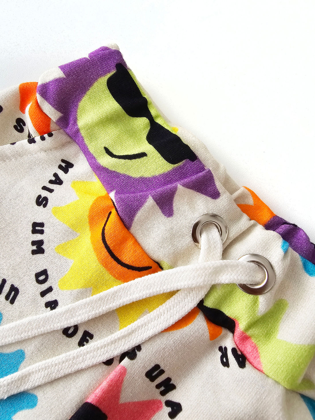 CALÇA UNISSEX MOLETINHO SOL COLORIDO