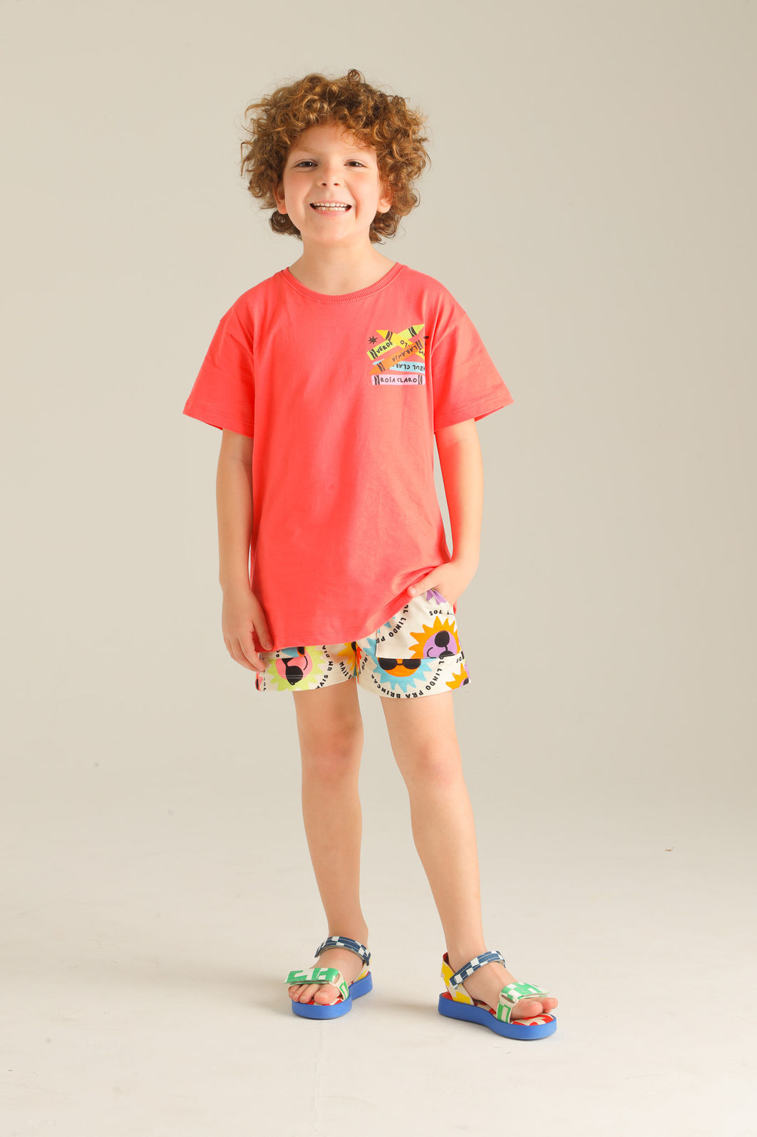 SHORTS UNISSEX SOL COLORIDO