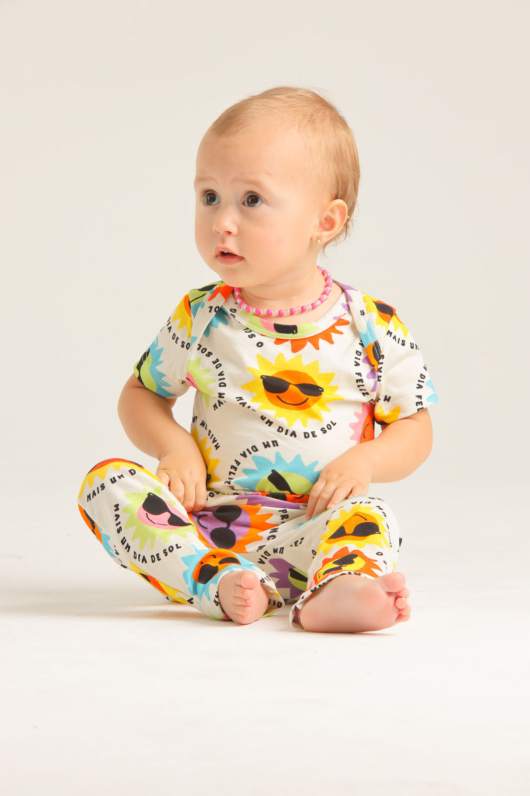 CALÇA UNISSEX BEBÊ SOL COLORIDO