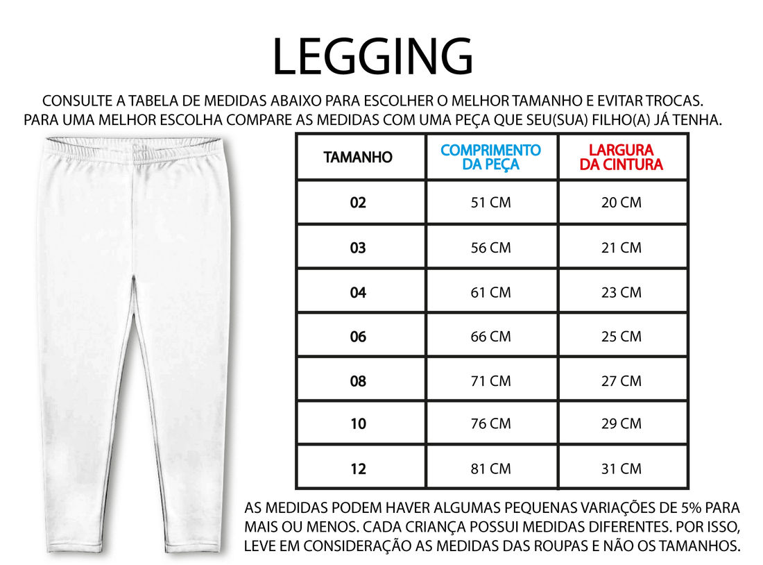 LEGGING UNISSEX SOL COLORIDO