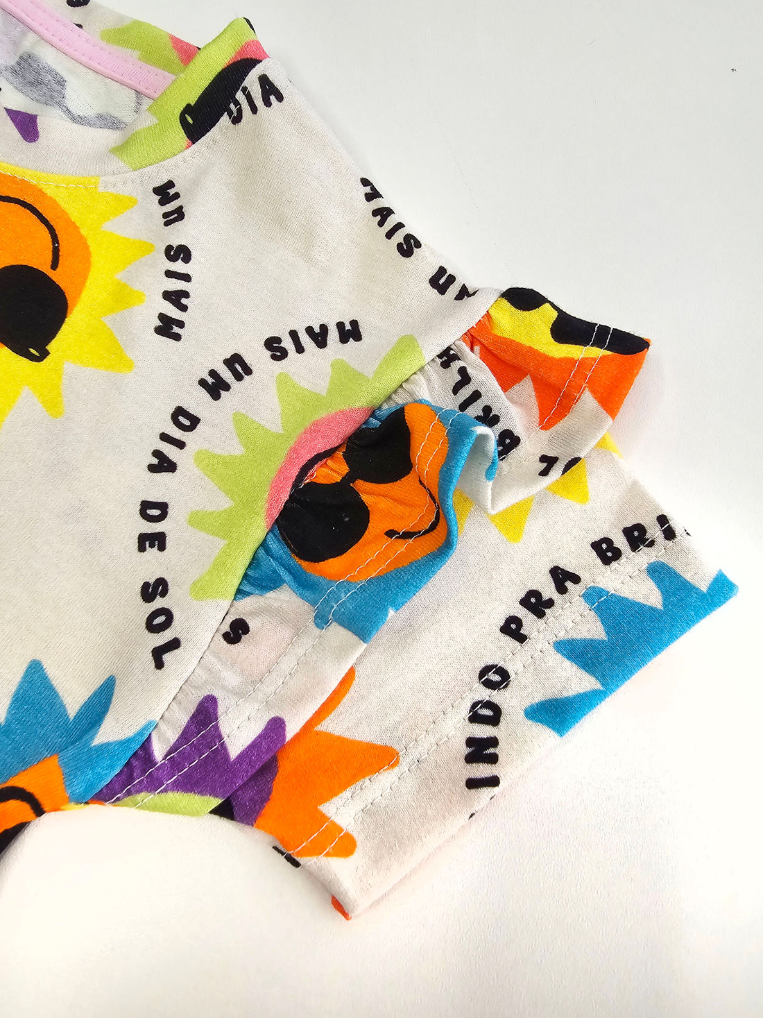 VESTIDO BABADOS SOL COLORIDO