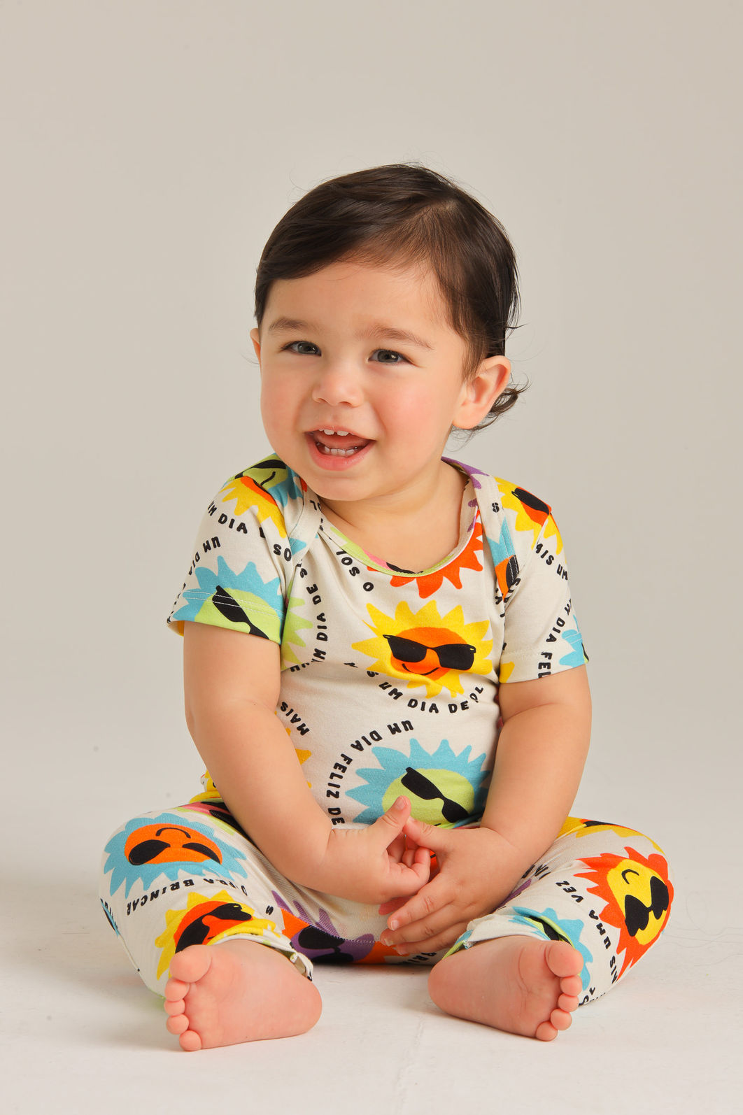 CALÇA UNISSEX BEBÊ SOL COLORIDO