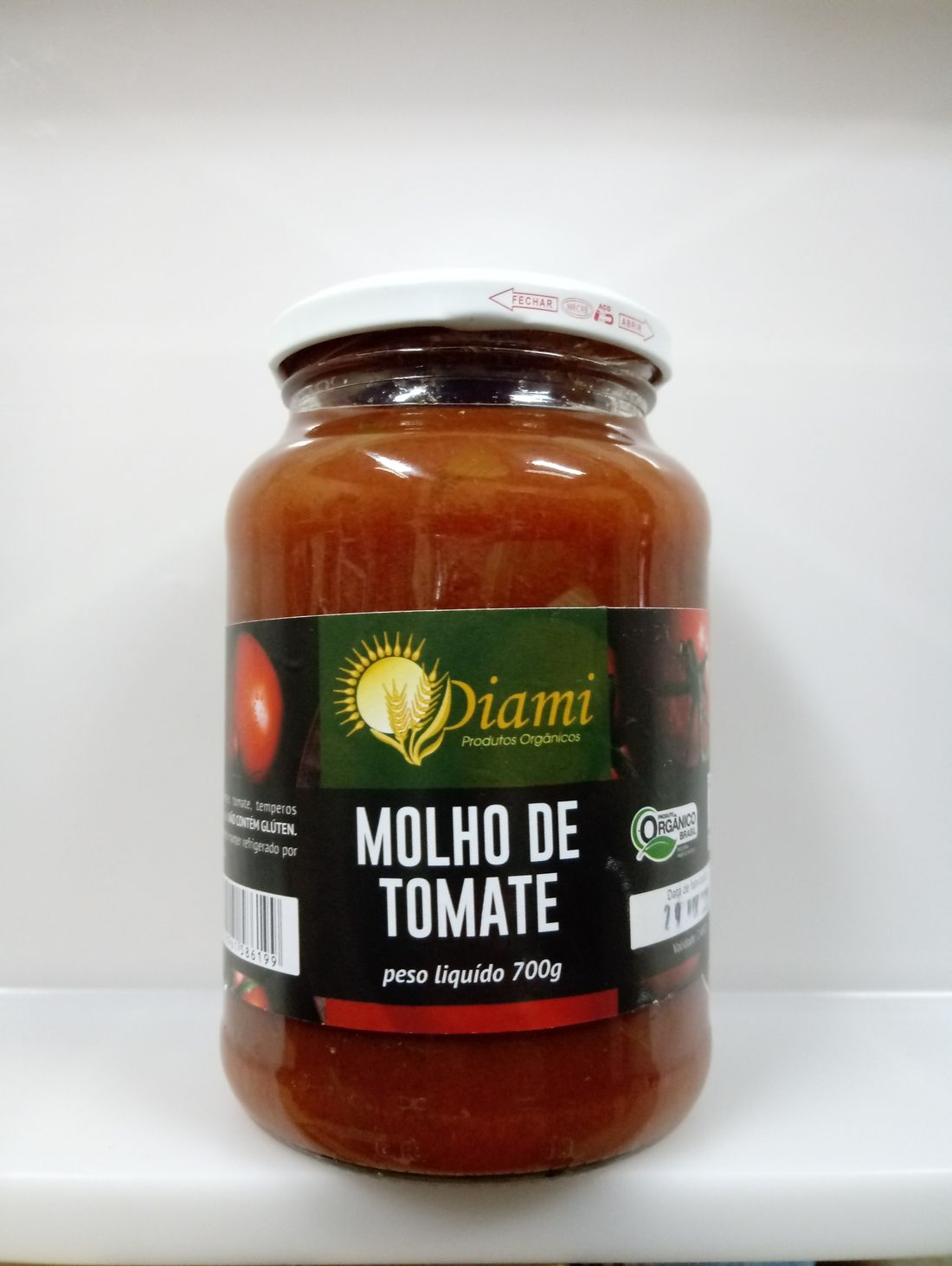 Molho de Tomate Orgânico