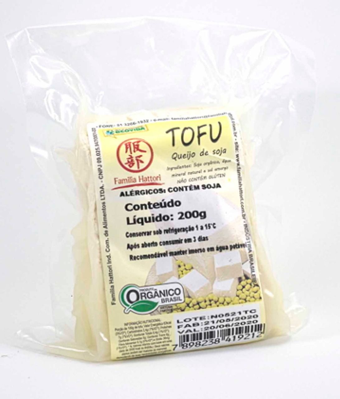 Tofu Orgânico Família Hattori 200g