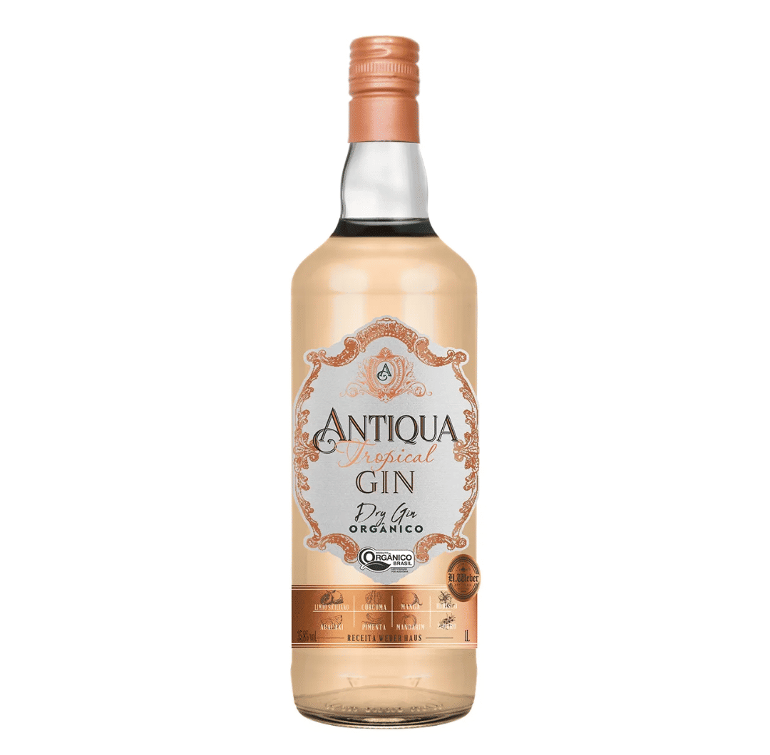Gin Antiqua Tropical Orgânico Weber Haus