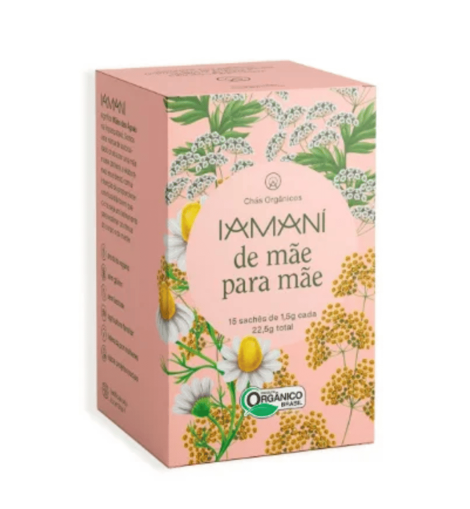 Chá Orgânico De Mãe para Mãe Iamaní - 15 sachês