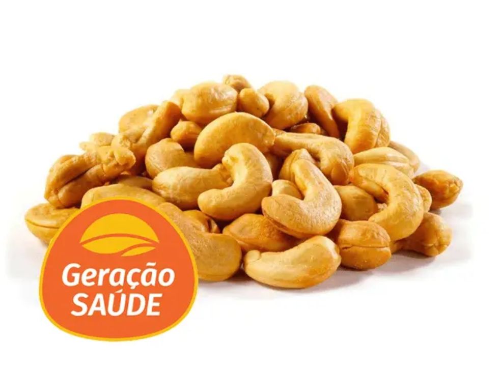 Castanha de Caju Inteira Torrada Sem Sal