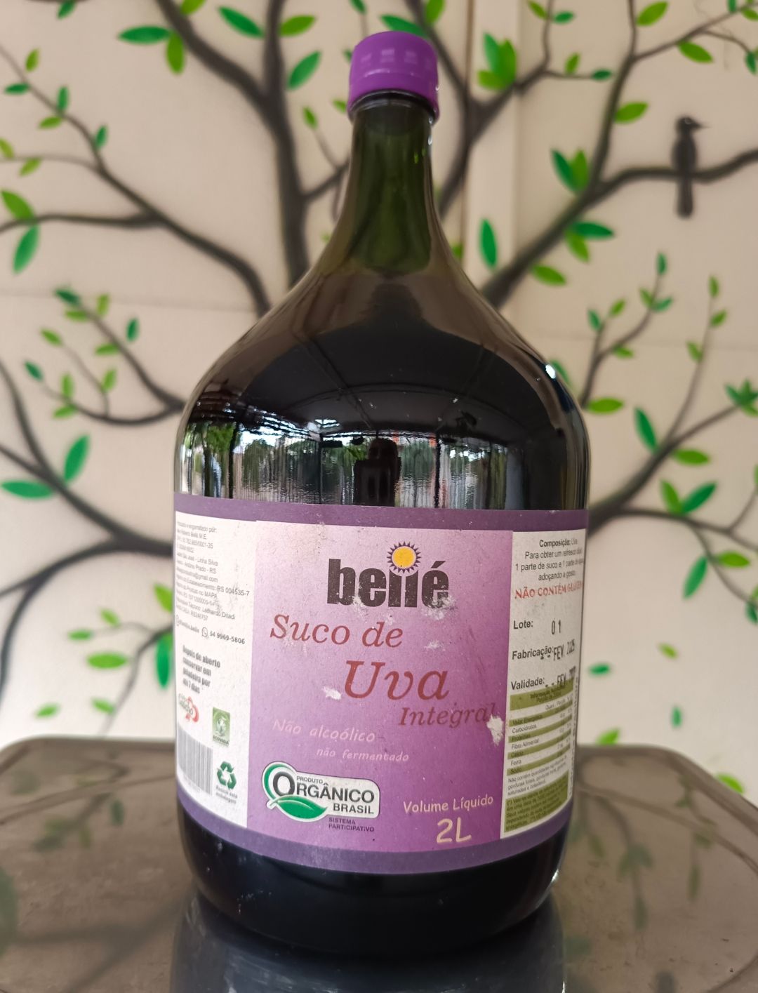 Suco de Uva Integral Orgânico 2L - Bellé