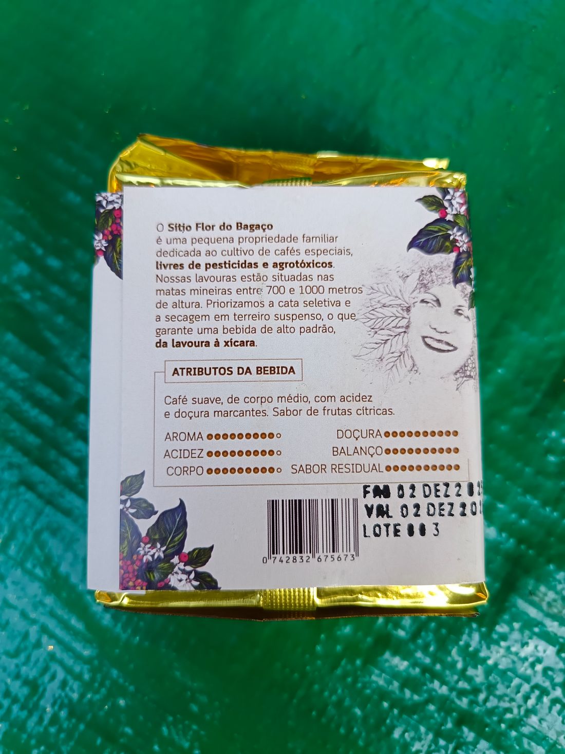 Café Especial Orgânico Moído Amparo's 87 pontos