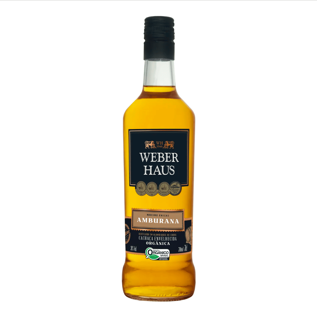 Cachaça Orgânica Weber Haus Envelhecida em Amburana