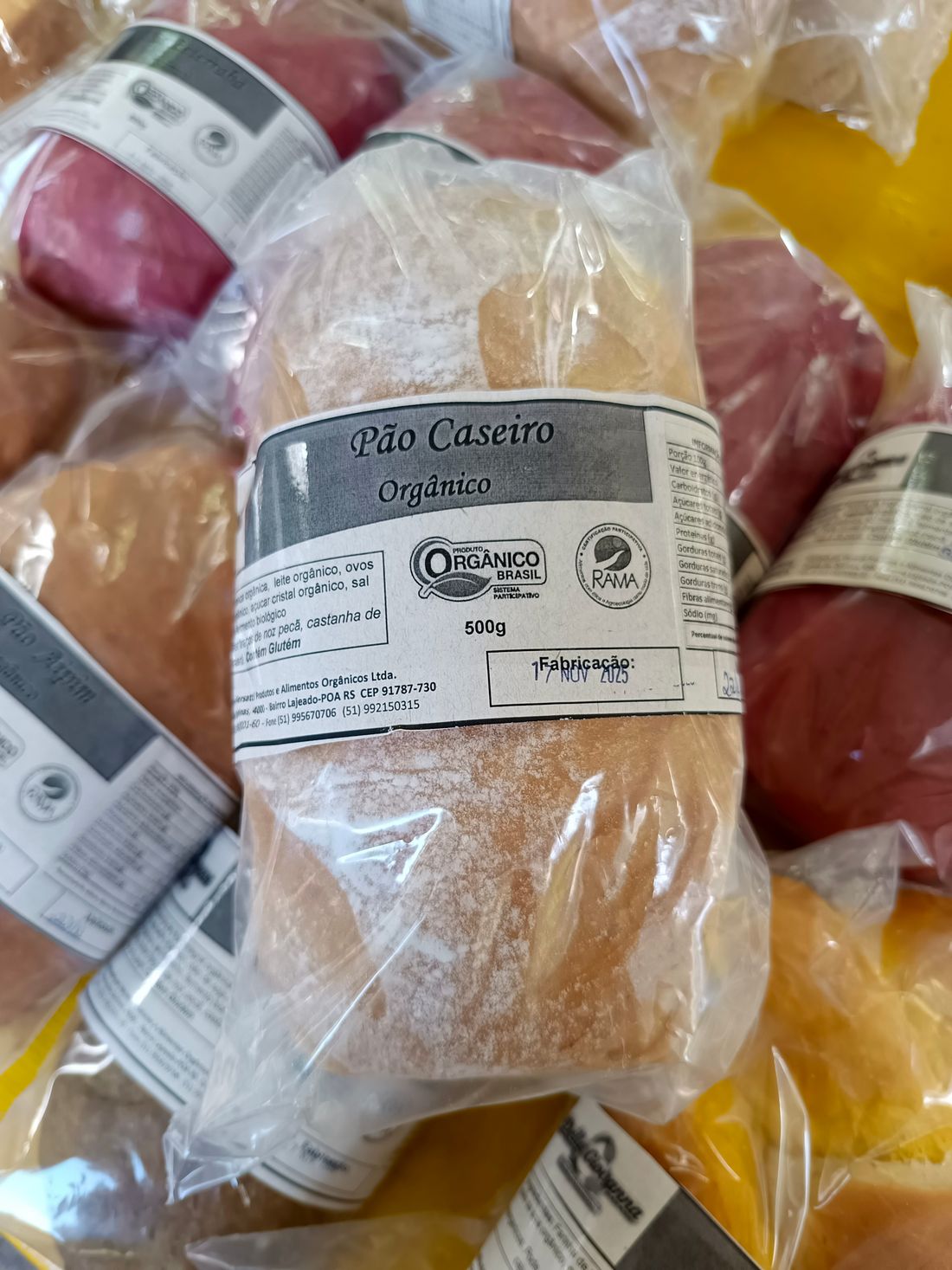 Pão Caseiro Orgânico