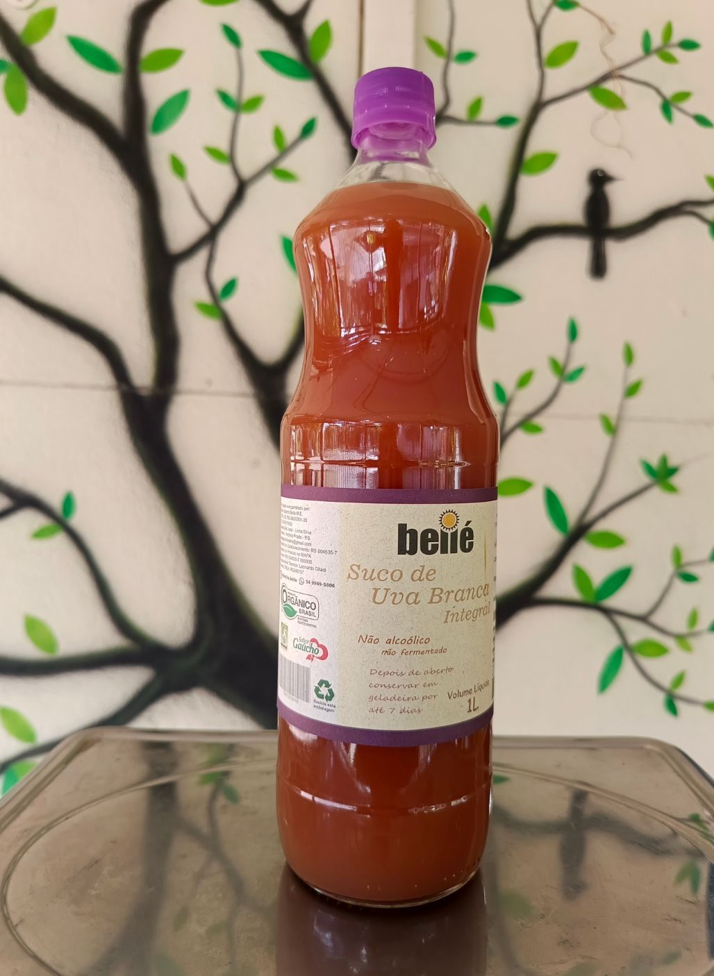 Suco de Uva Branca Integral Orgânico - Bellé