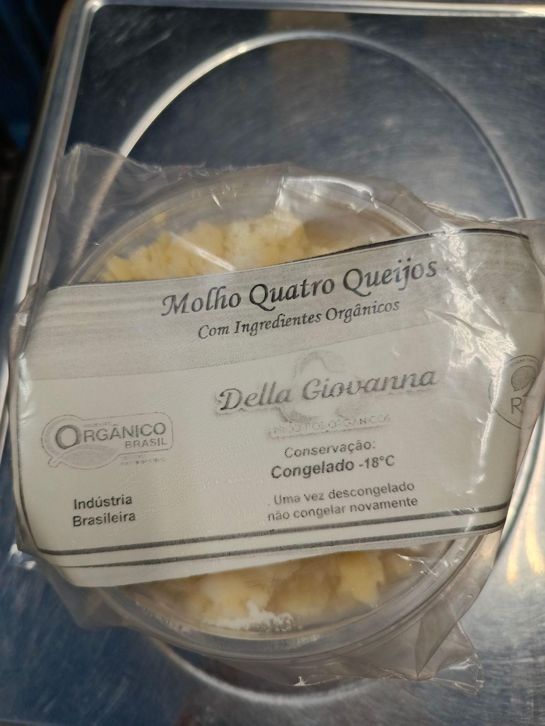 Molho Quatro Queijos Orgânico