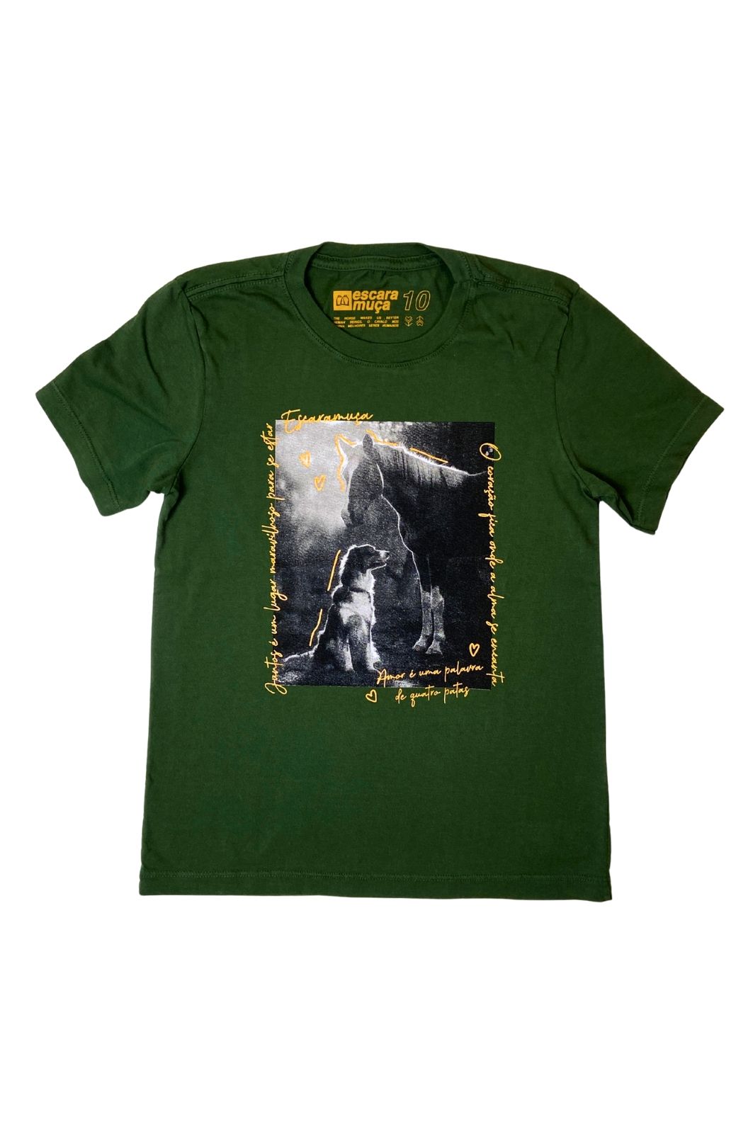 CAMISETA INFANTIL JUNTOS VERDE - 1I27 CAMISETA INFANTIL JUNTOS VERDE - 1I27