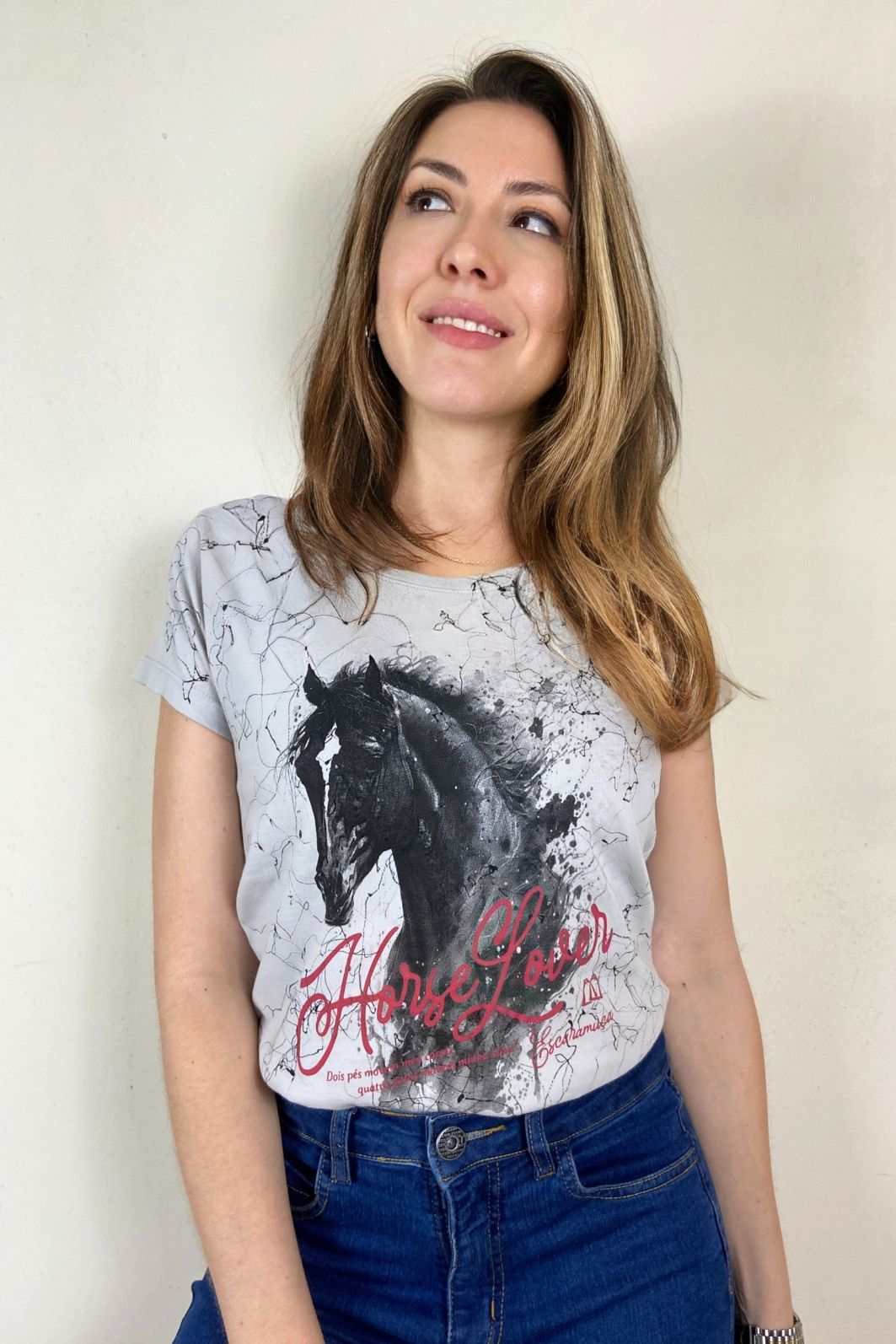 CAMISETA FEMININA AQUARELA - 1F189 CAMISETA FEMININA AQUARELA - 1F189