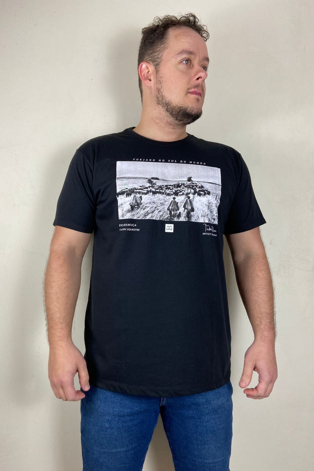 CAMISETA SUL DO MUNDO PRETA - M112 CAMISETA SUL DO MUNDO PRETA - M112