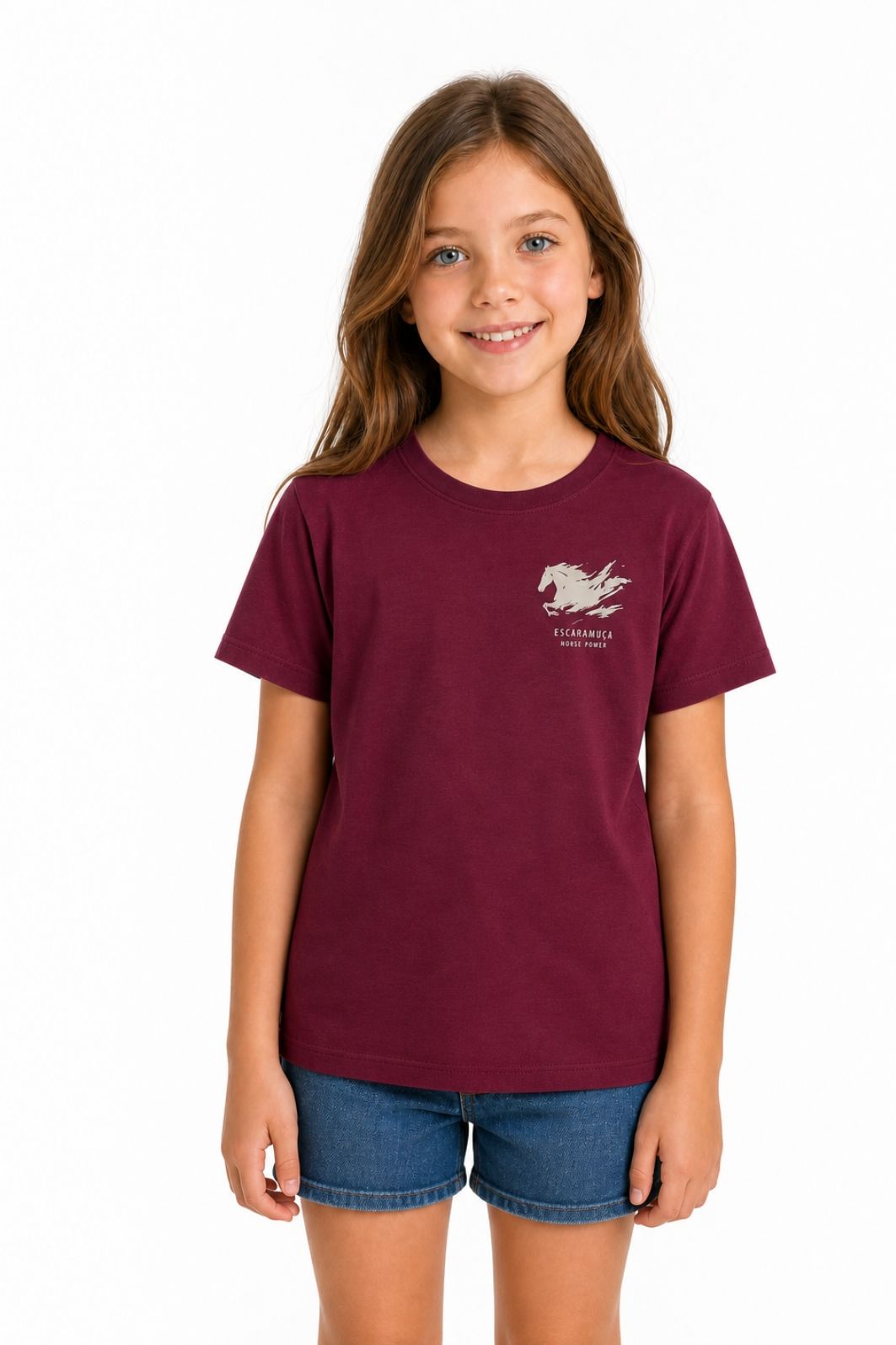 CAMISETA INFANTIL TROPA - VINHO - 1I29 CAMISETA INFANTIL TROPA - VINHO - 1I29