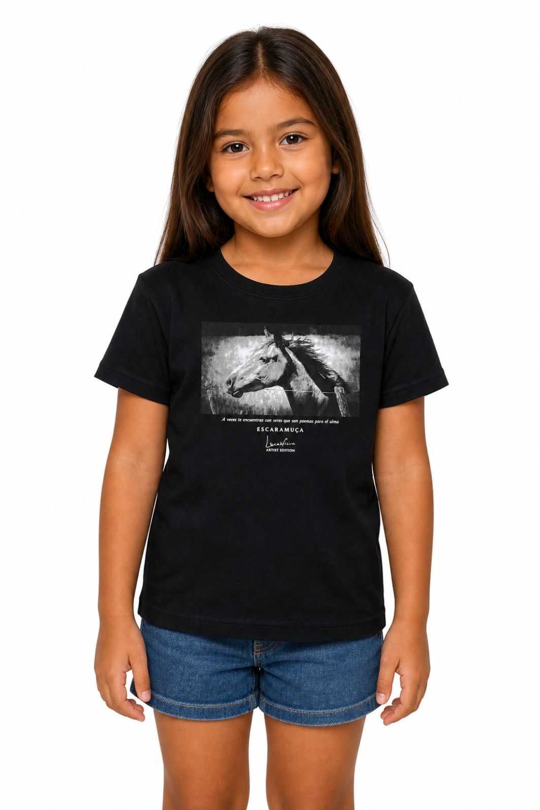 CAMISETA INFANTIL POEMA - PRETA - 1I30 CAMISETA INFANTIL POEMA - PRETA - 1I30