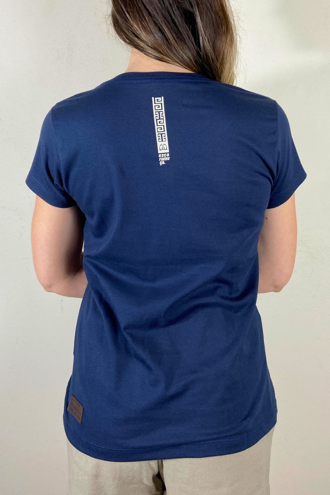 CAMISETA FEM VIBE MARINHO F215 CAMISETA FEM VIBE MARINHO F215