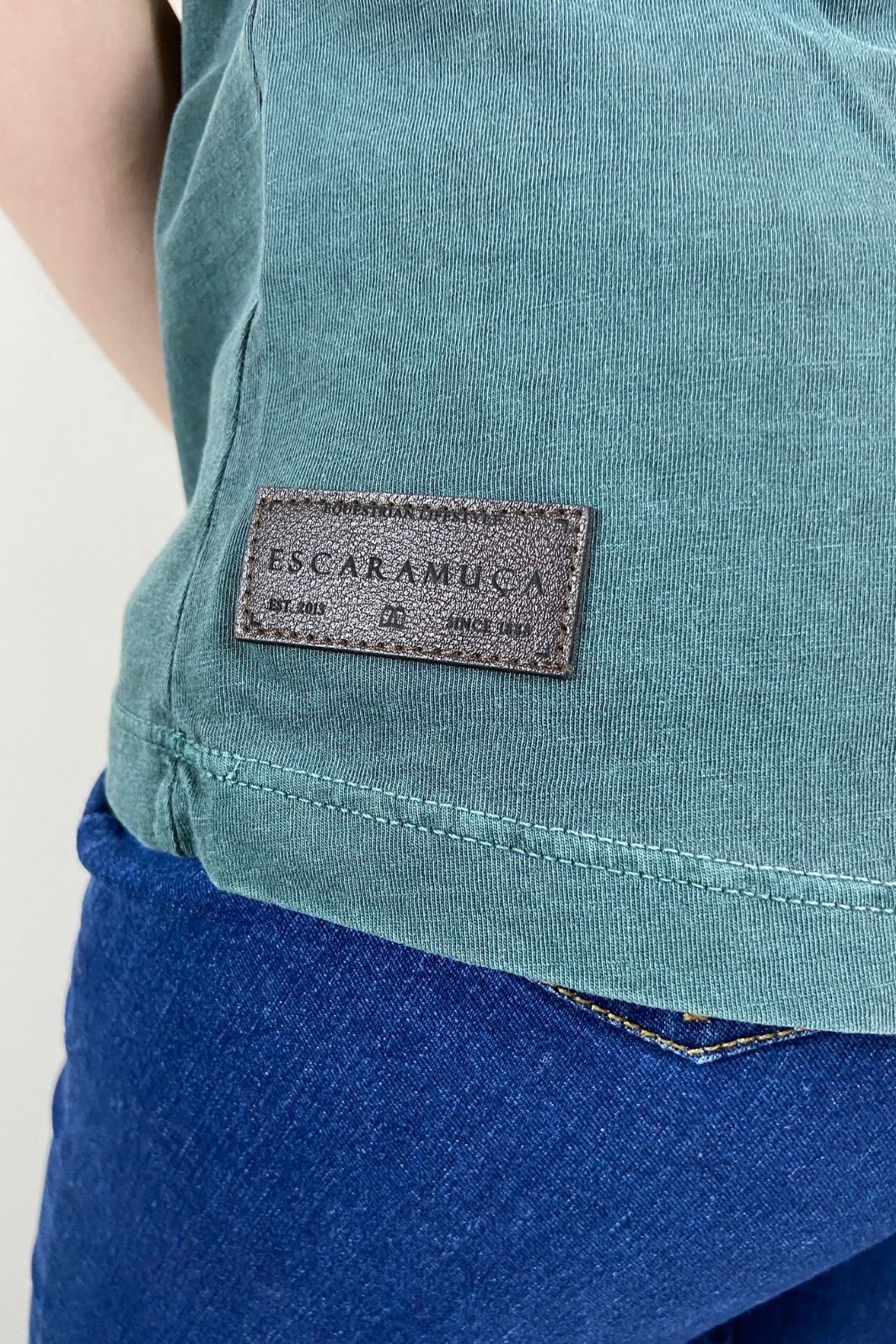 CAMISETA FEMININA JUNTOS VERDE - 1F187 CAMISETA FEMININA JUNTOS VERDE - 1F187