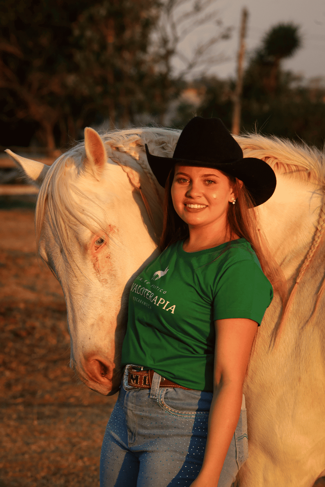 CAMISETA FEMININA CAVALOTERAPIA - 1F194 CAMISETA FEMININA CAVALOTERAPIA - 1F194