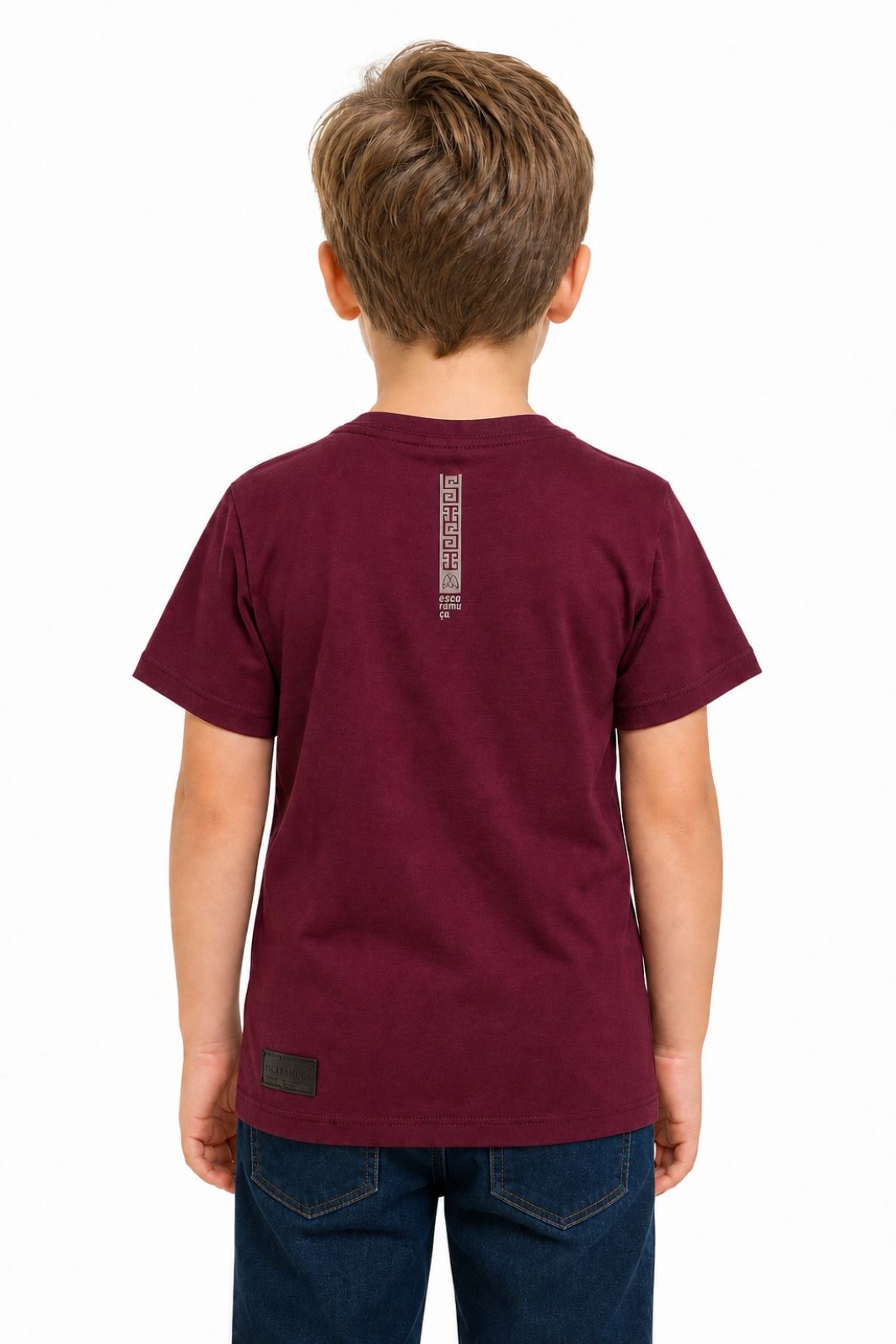 CAMISETA INFANTIL TROPA - VINHO - 1I29 CAMISETA INFANTIL TROPA - VINHO - 1I29
