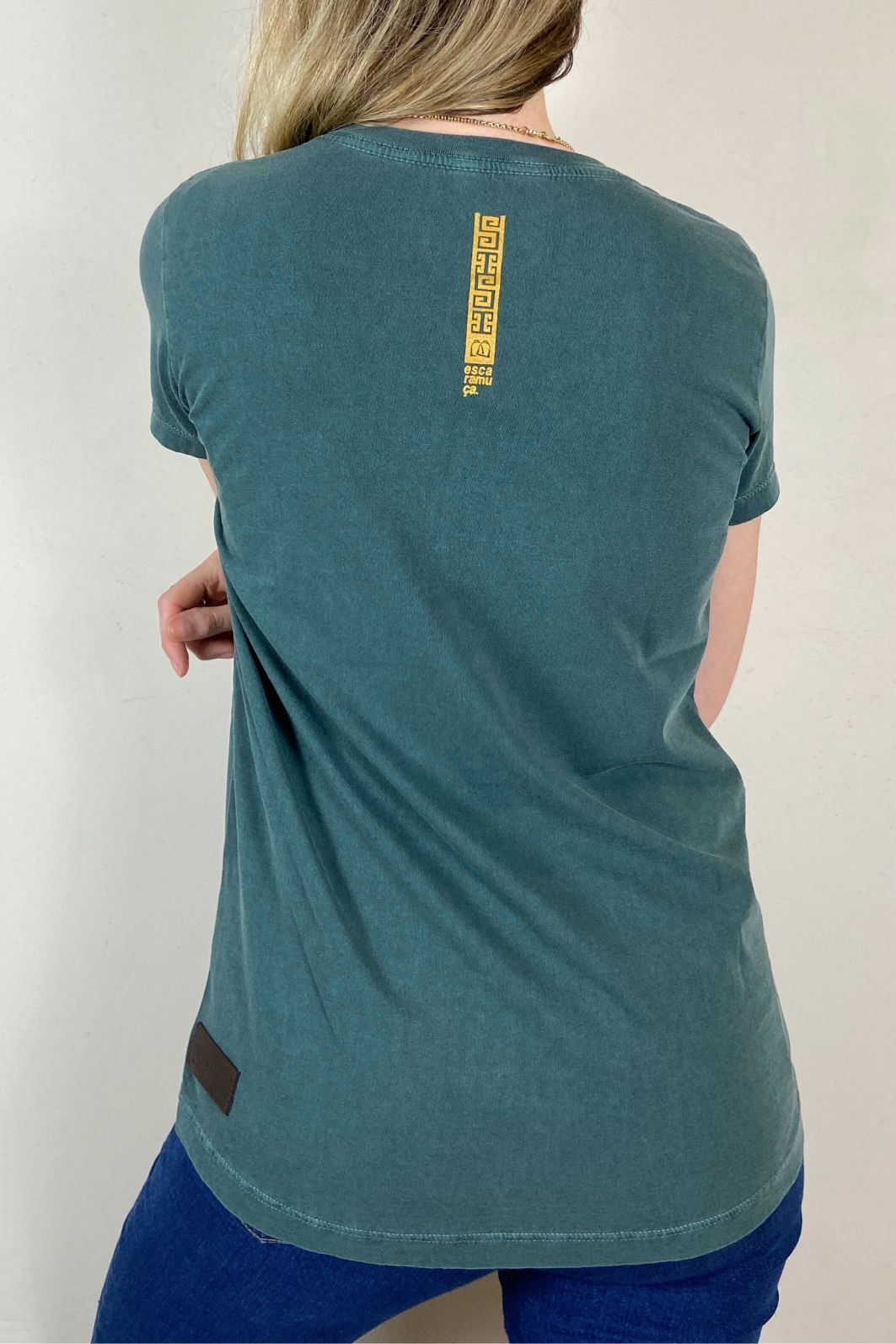 CAMISETA FEMININA JUNTOS VERDE - 1F187 CAMISETA FEMININA JUNTOS VERDE - 1F187