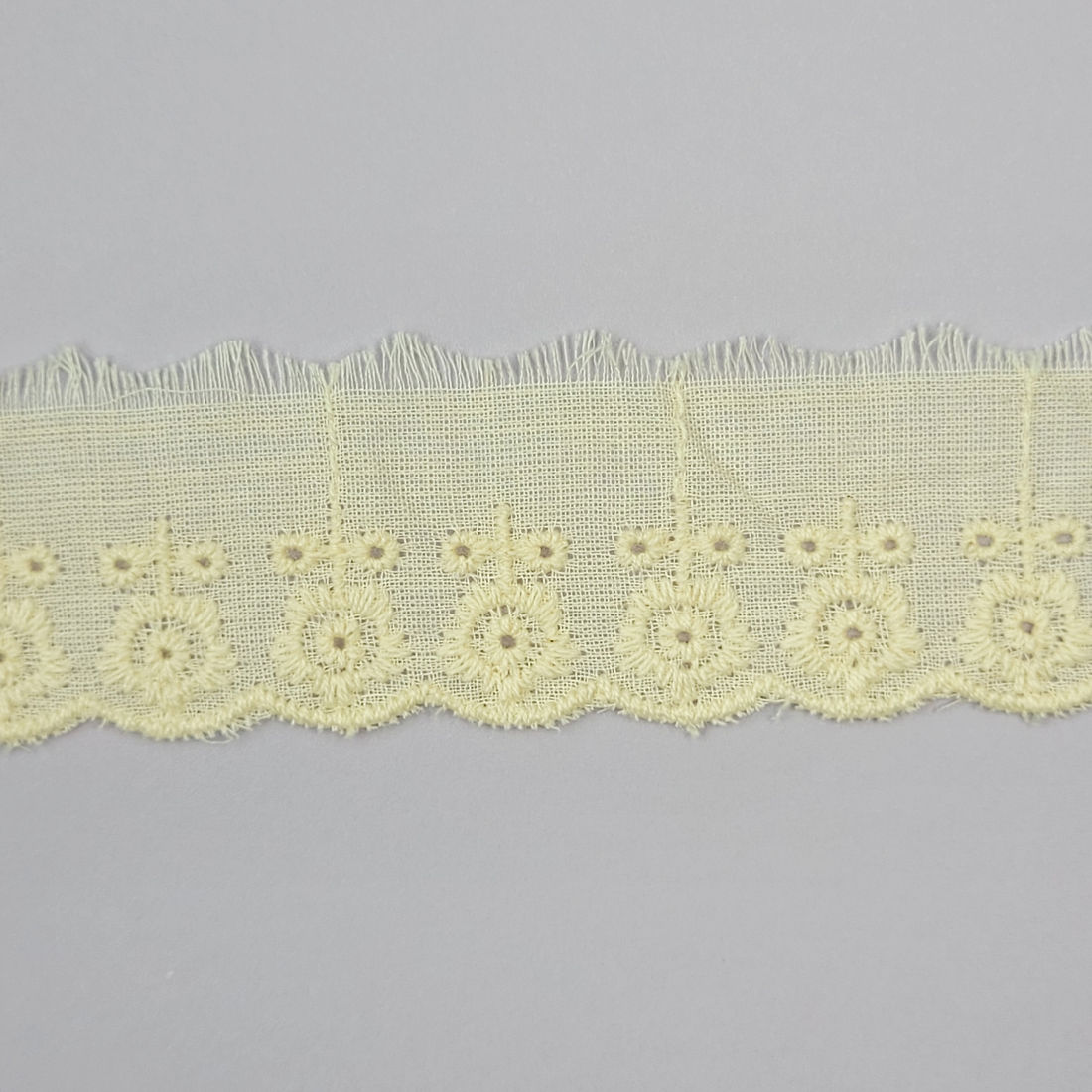 BI 211 - BORDADO INGLÊS OFF WHITE - PREÇO POR PACOTE BI 211 - BORDADO INGLÊS OFF WHITE - PREÇO POR PACOTE