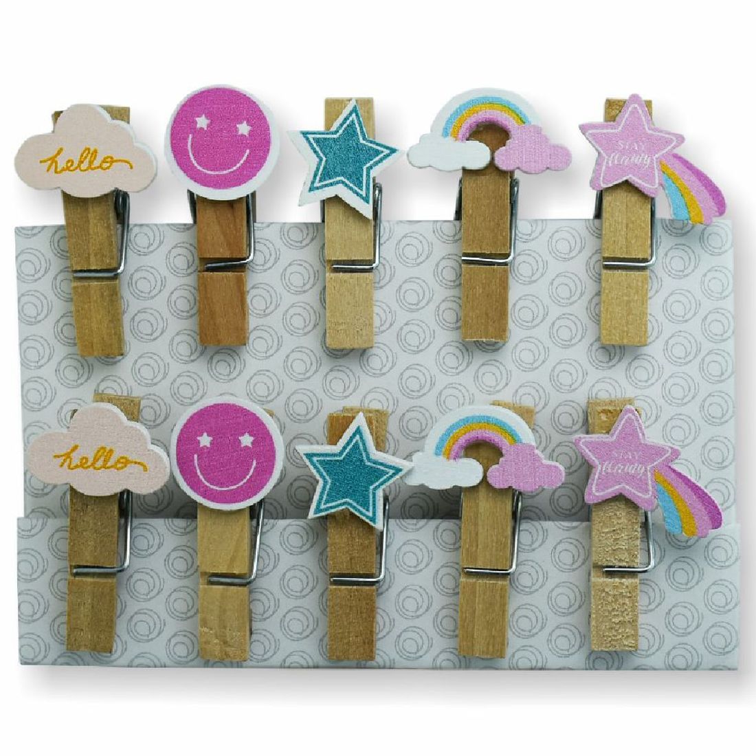 100.017 GRAMPO DECORATIVO COM 10 UNIDADES 100.017 GRAMPO DECORATIVO COM 10 UNIDADES