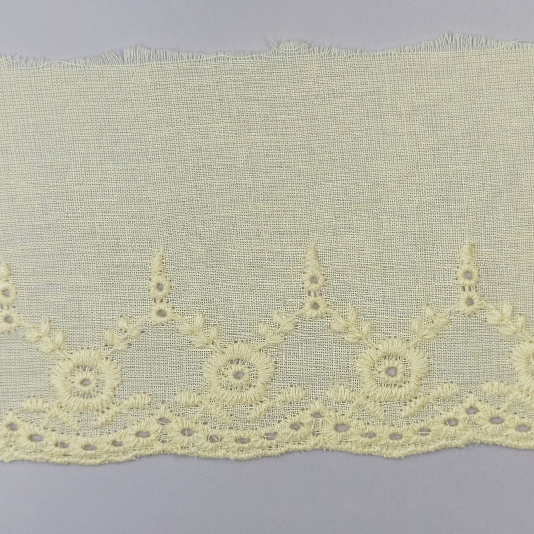BI 213 - BORDADO INGLÊS OFF WHITE - PREÇO POR PACOTE BI 213 - BORDADO INGLÊS OFF WHITE - PREÇO POR PACOTE