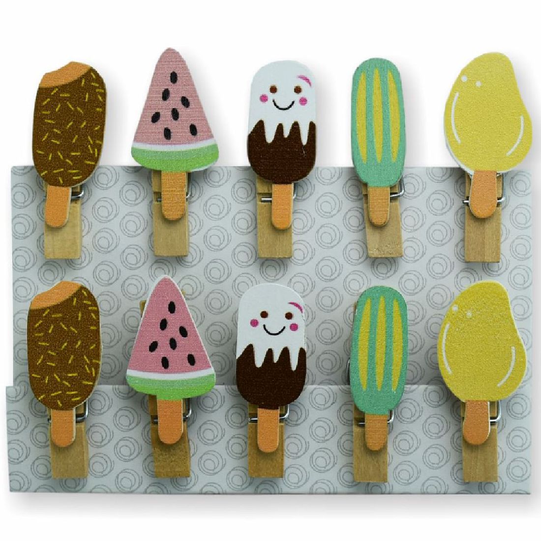 100.023 GRAMPO DECORATIVO COM 10 UNIDADES 100.023 GRAMPO DECORATIVO COM 10 UNIDADES