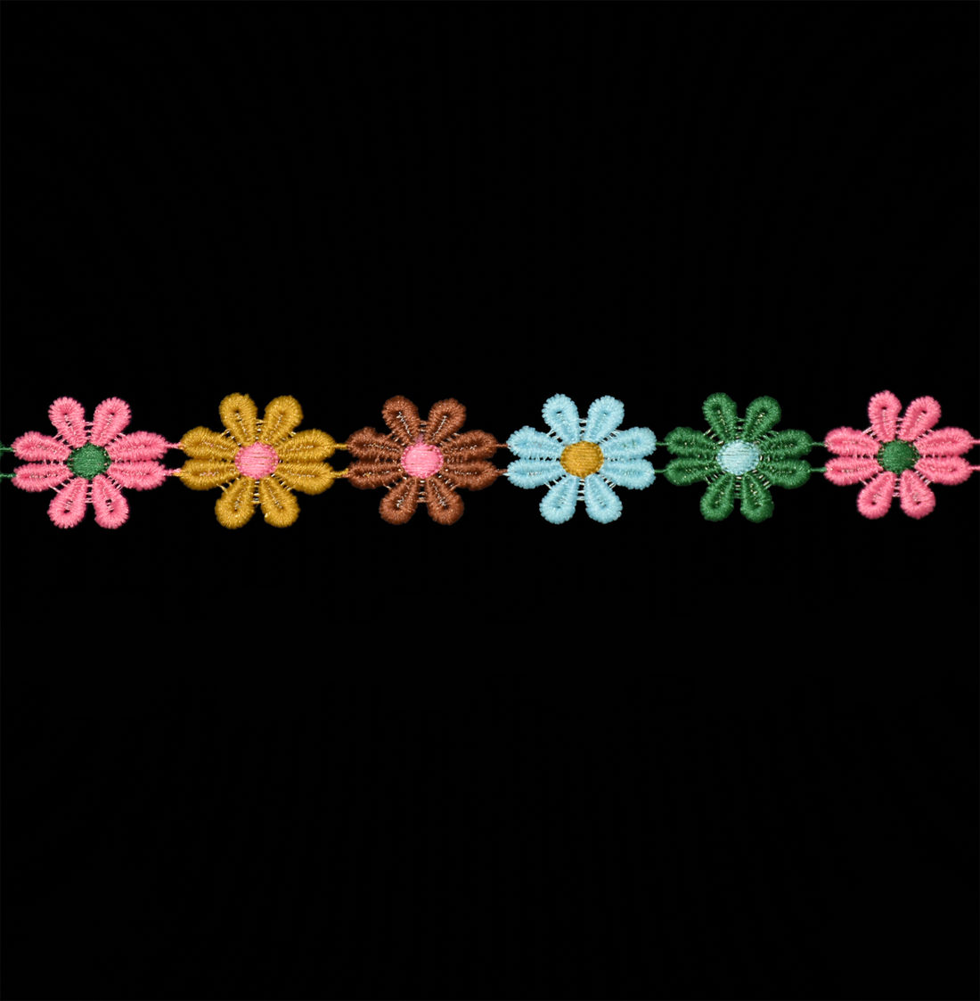 RG 1150 - RENDA GUIPIR COLORIDA - PREÇO POR PACOTE RG 1150 - RENDA GUIPIR COLORIDA - PREÇO POR PACOTE
