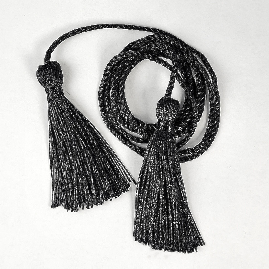 8050 - TASSEL CORDA DUPLO PRETO 8050 - TASSEL CORDA DUPLO PRETO