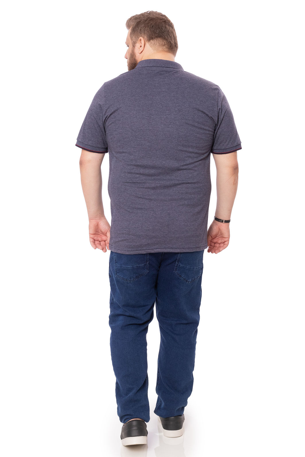 Polo Plus Size Division Com Zíper