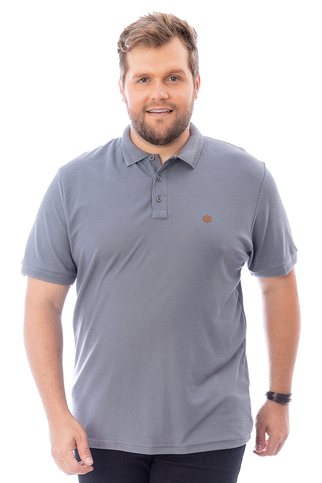 Polo Masculina Plus Size Basica Polo Masculina Plus Size Basica