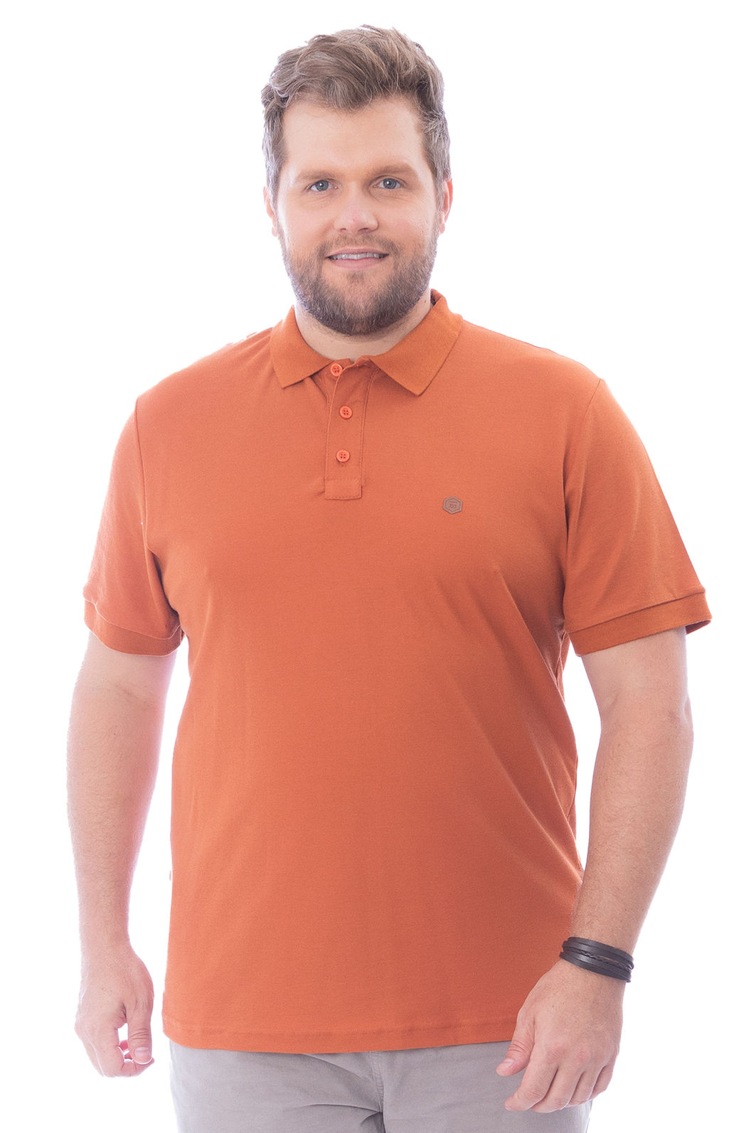 Polo Masculina Plus Size Basica Polo Masculina Plus Size Basica