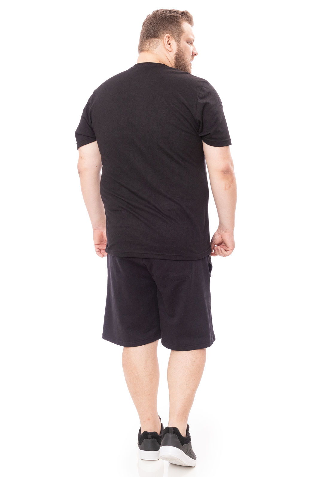 Bermuda Plus Size em Moletom Bermuda Plus Size em Moletom