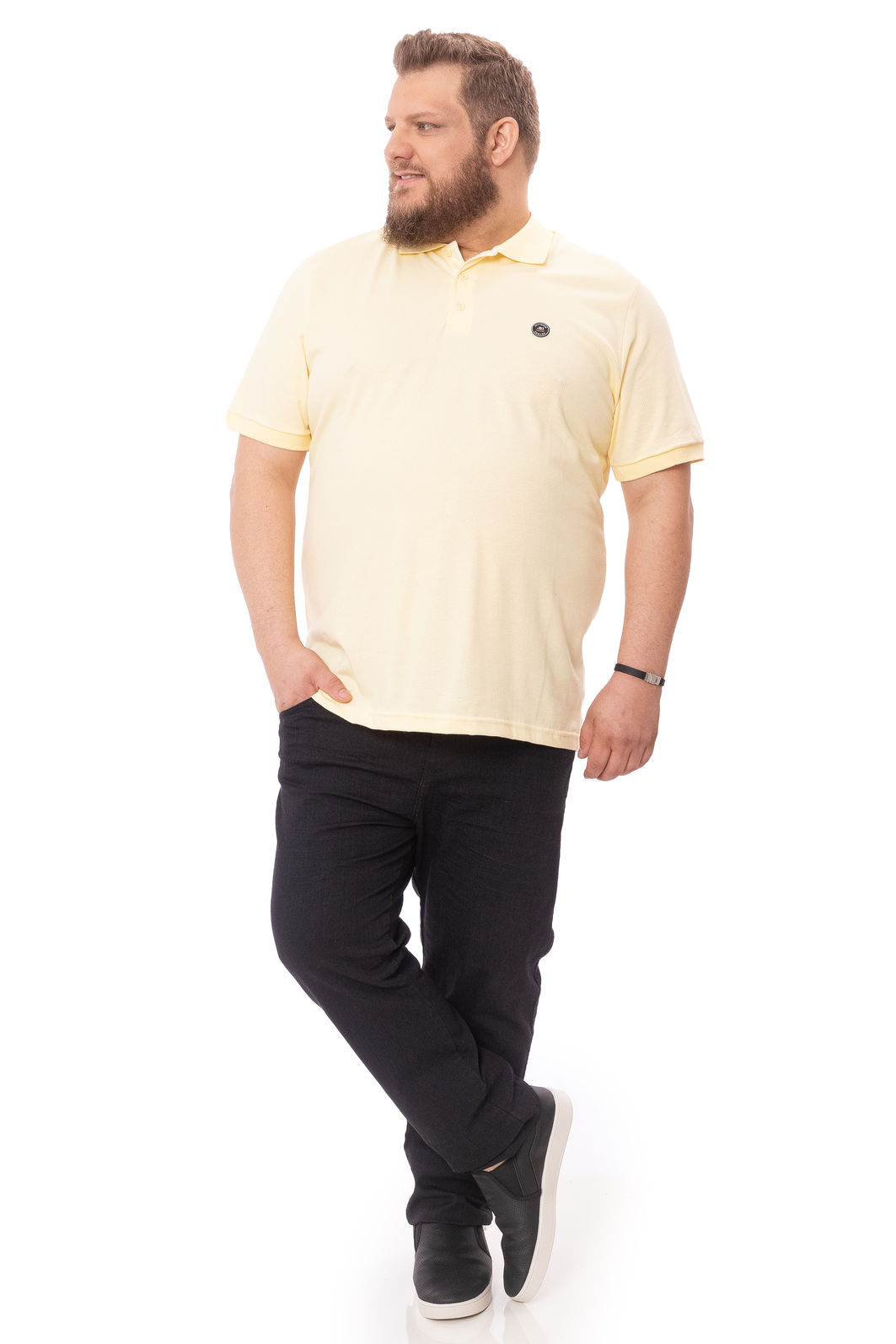 Polo Básica Plus Size Masculina Polo Básica Plus Size Masculina