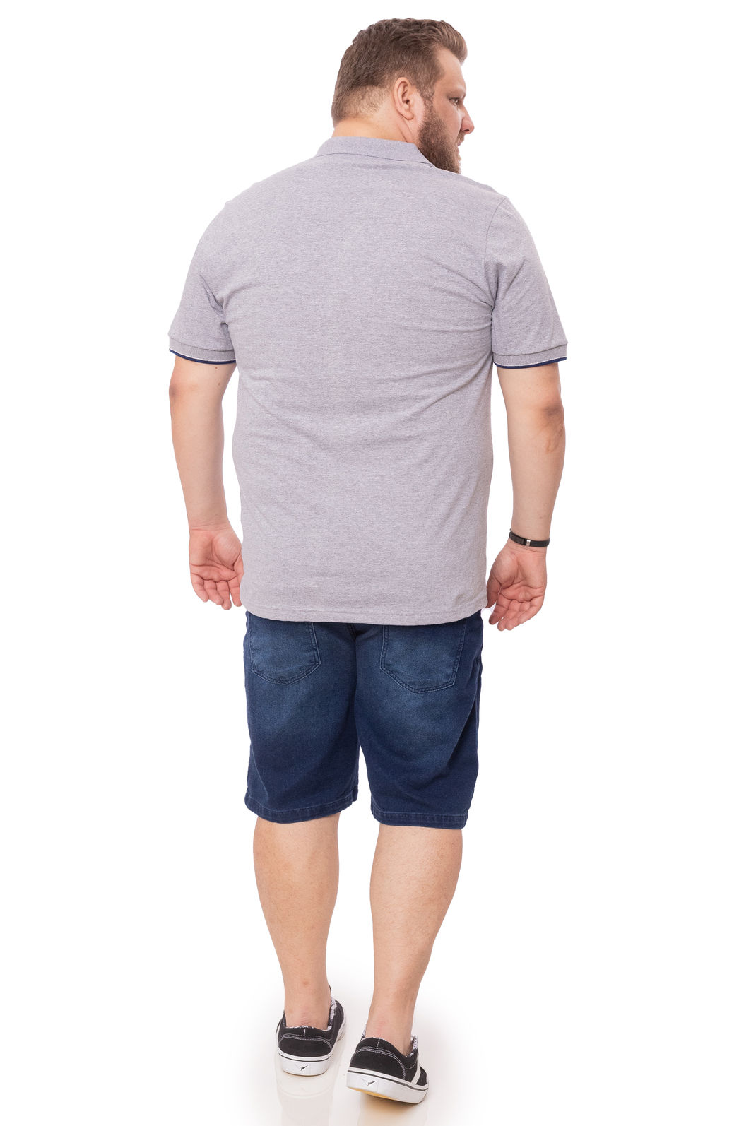 Polo Plus Size Division Com Zíper
