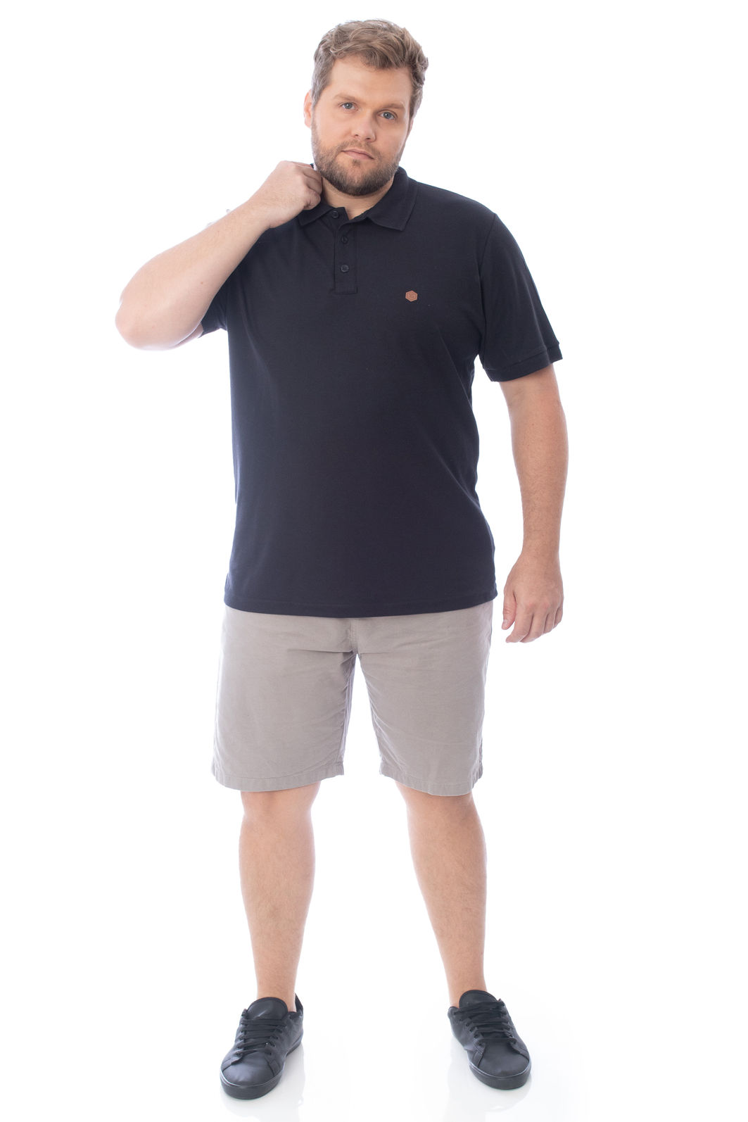 Polo Masculina Plus Size Basica Polo Masculina Plus Size Basica