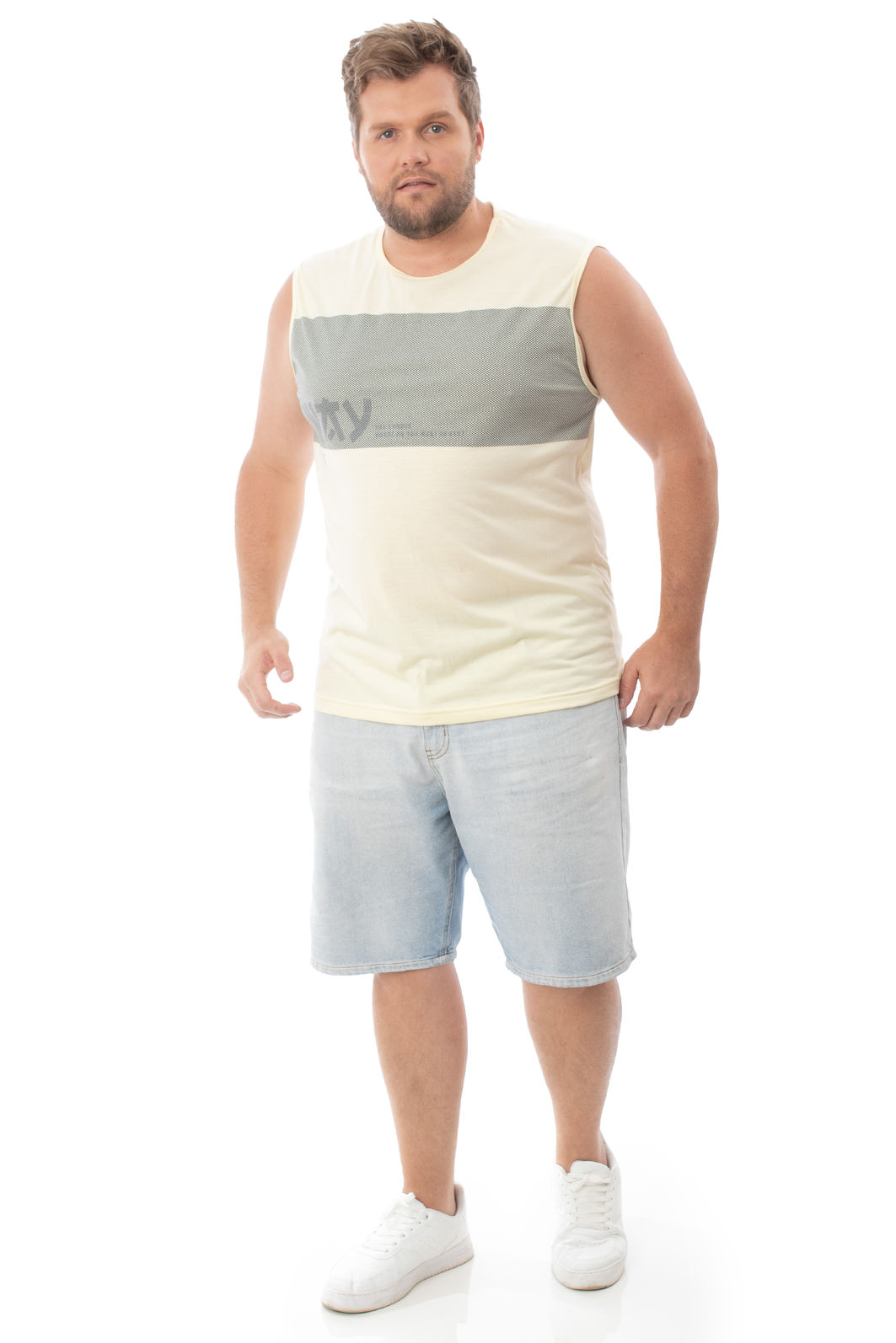 Regata Machão Plus Size Way Regata Machão Plus Size Way