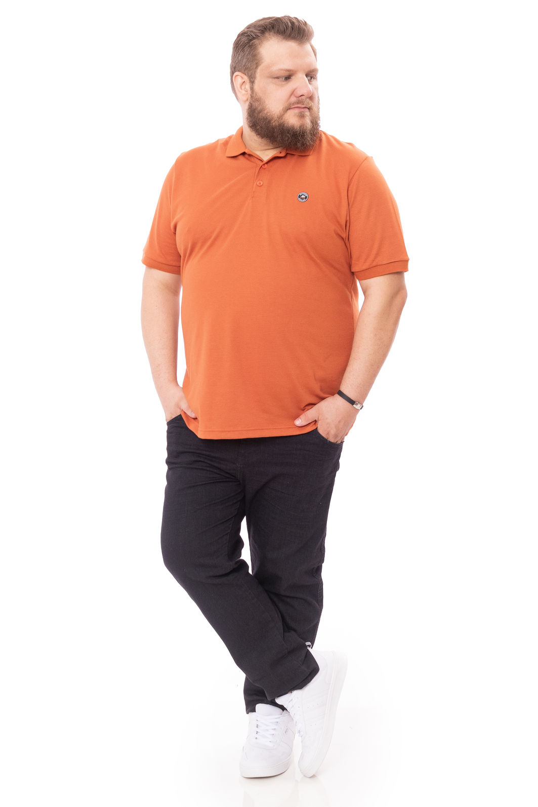 Polo Básica Plus Size Masculina Polo Básica Plus Size Masculina