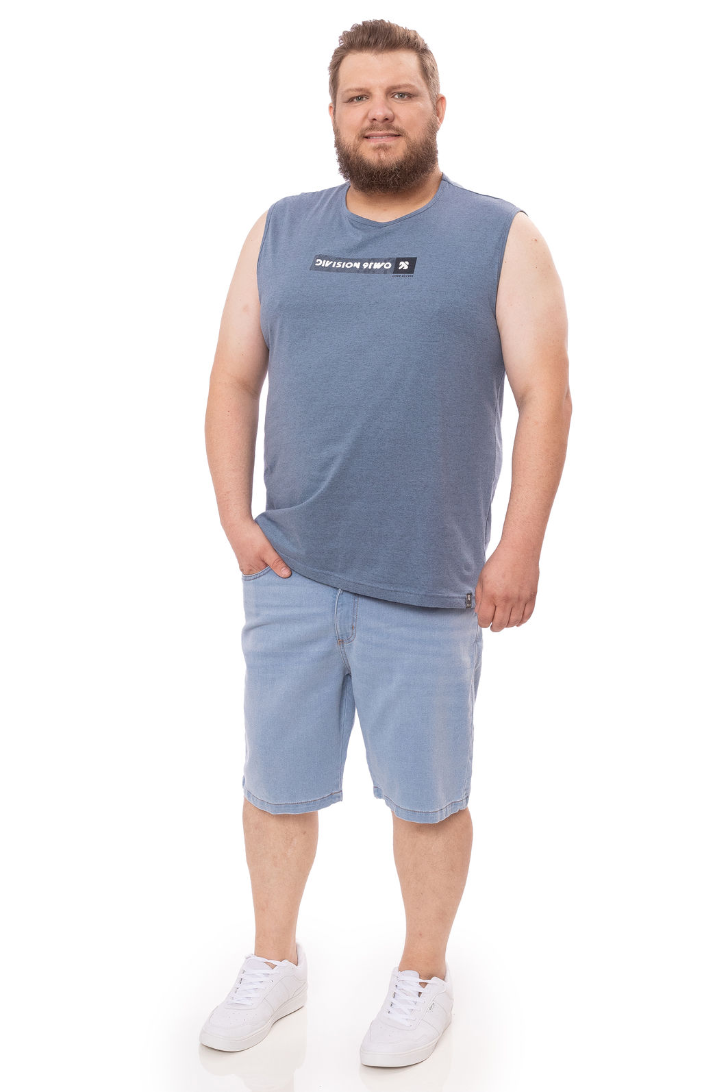 Regata Masculina Plus Size Division Regata Masculina Plus Size Division